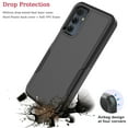thumbnail image 4 of For Samsung Galaxy A16 5G Case, Shockproof Heavy Duty Rugged Phone Case for Samsung Galaxy A16 5G, Tekcoo Military Grade Protection Dual Layer Sturdy Durable Cover Cute Bumper - Black, 4 of 11