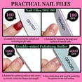 thumbnail image 2 of Kit de herramientas para el cuidado de las uñas FANDAMEI 100/180, pinzas para cutículas, 2 of 7