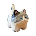 thumbnail image 4 of Estatua de gato, figuras de animales, artesanía, minifigura coleccionable, escultura de gatito para estante del Festival de Primavera, estantería para 48 cm x 33 cm x 46 cm, 4 of 8