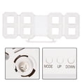 thumbnail image 1 of 3D Digital Wall Clock, Large 3D ABS Plastic 3D Alarm Clock, LED Digital Alarm Clock Color Optional For Living Room Home Bedroom Office, 1 of 8