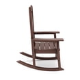 thumbnail image 2 of Lumber Porch Rocking Furniture - Enhance Your Outdoor Area , Comfortable Traditional Garden Rocker Curved Seat, Stainless Steel, 2 of 2