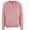 Pink, variant on Women's Full Zip Knit Cardigan Sweater, Long Sleeve Relaxed Fit Crew Neck Layering Top for Casual Everyday Wear