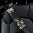 thumbnail image 5 of WYYP Marble Sculpture Generative Art Car Seat Belt Cover Pad 2Pcs, 5 of 6