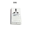 thumbnail image 4 of Inteprter Convertidor de voltaje de doble vía para Hotel en casa, electricidad de 110V a 220V, adaptador reductor, regulador de fuente de Adaptadores de corriente Blanco S16 120W, 4 of 6