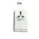 thumbnail image 5 of Methold Convertidor de voltaje de Hotel para oficina en casa, electricidad de viaje, 110V a 220V, adaptador reductor, inversor regulador de Adaptadores de corriente Blanco S16 120W, 5 of 6