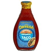 Ortega Original Thick and Smooth Medium Taco Sauce, Kosher, 16 oz