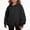 Black, variant on ITSAME Girls Thumbhole Hoodie Loose Fit Long Sleeve Pullover Casual Sweatshirt with Kangaroo Pocket Size 7