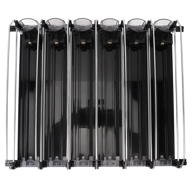 6Pcs Soda Can Dispenser, Drink Organizer Self Pushing Soda Can Dispenser Automatic Pusher Glide Self Pushing Soda Can Dispenser Pushing Fridge Drink Dispenser Fridge Self