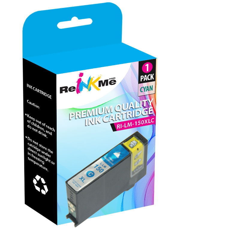 ReInkMe Compatible 14N1615 150XL Cyan Ink Cartridge for S315 S515 -
