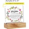 thumbnail image 2 of Inspirational Christian Gifts Bible Verse Desk Decor I am a Daughter of the Most High King Scripture Acrylic Desk Plaque Sign with Wood Stand Home Office Desk Sign Keepsake, 2 of 6