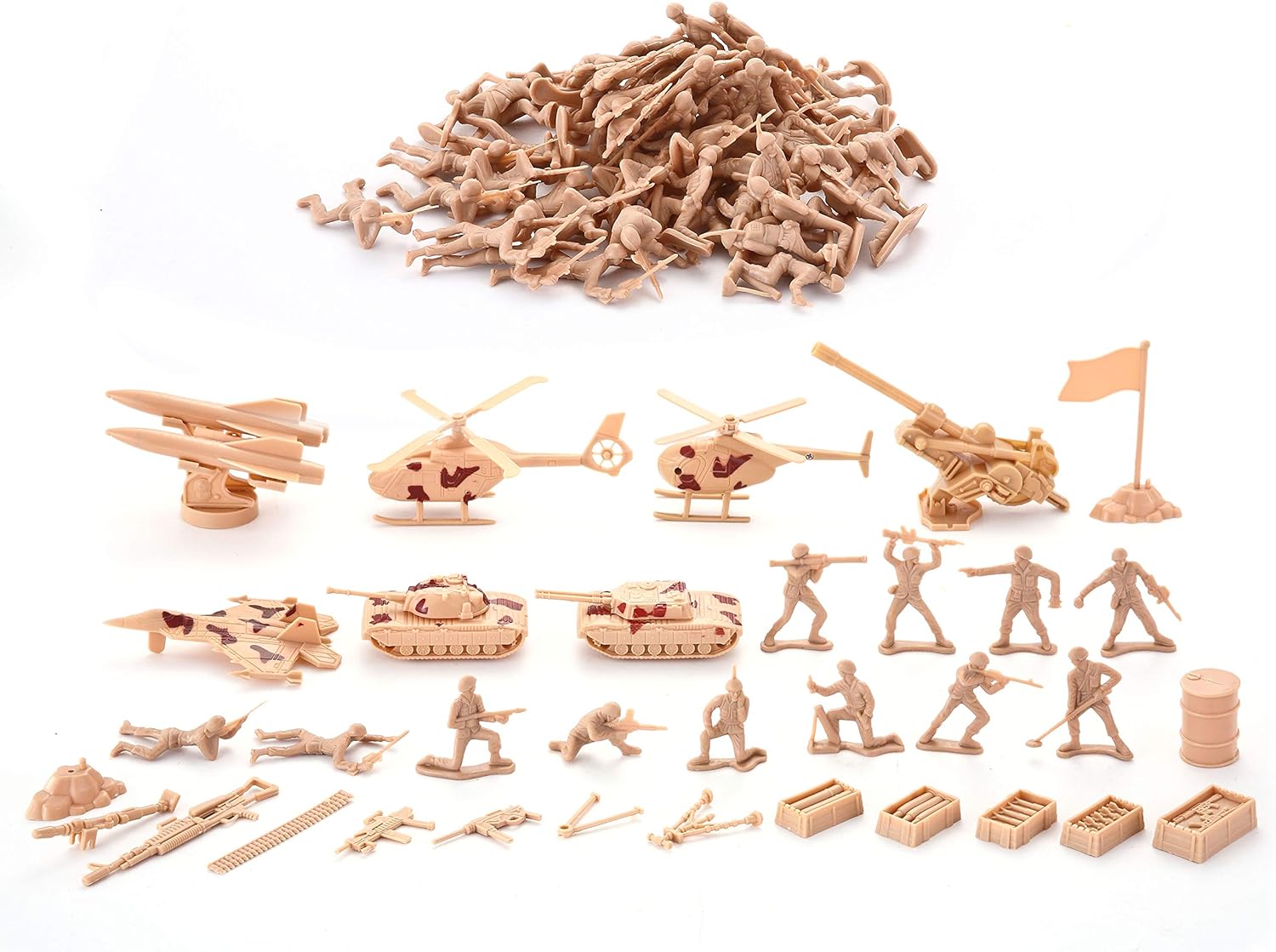 Joyfy 164-Piece Military Battle Group Playset photo 3