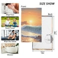 thumbnail image 3 of Sunset Sea Landscape Cotton Face Towels Sets Absorbent Hand Towel 2 PCs Soft Towel for Bathroom Kitchen Hotel Decoration, 3 of 8