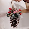 thumbnail image 1 of Fiudx Ofertas relámpago Decoraciones navideñas Piñas grandes Hechos a mano Materiales de bricolaje Frutas Flores secas Accesorios de tiro Adornos, 1 of 6
