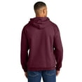 thumbnail image 2 of Gildan Unisex Softstyle Hooded Sweatshirt, Cozy Midweight Fleece Pullover Hoodie, Maroon, S, 2 of 5