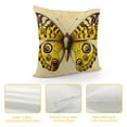 thumbnail image 4 of JEUXUS Vintage Board Plank with Watercolor Butterfly Pillow Covers Burlap Decorative Throw Pillow Case Cushion Cover for Home Sofa Bedding (), 4 of 5