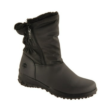 arcticshield women's waterproof memory foam fur winter snow boots