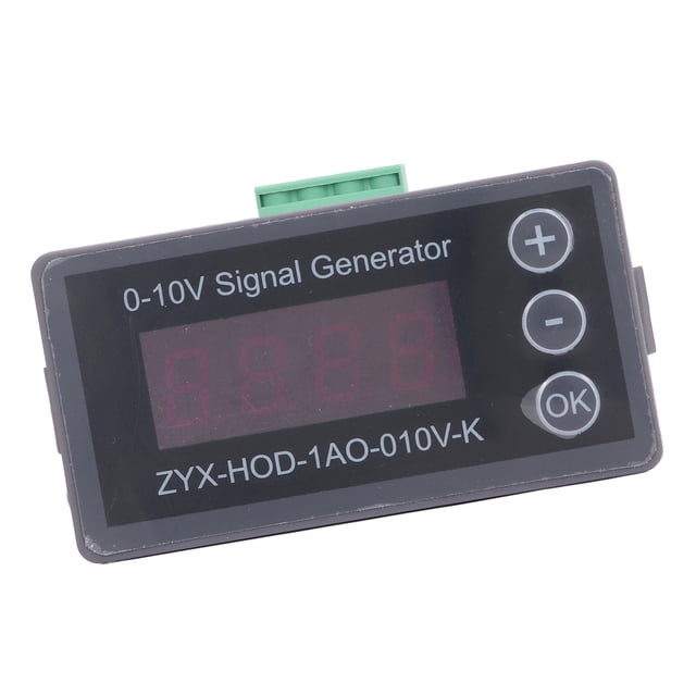 Simulador Analógico de Voltaje, Salida Estable de Alta Precisio Generador de Señal de Voltaje de Suministro de Alimentación de 15-28vcc para depuración del plc