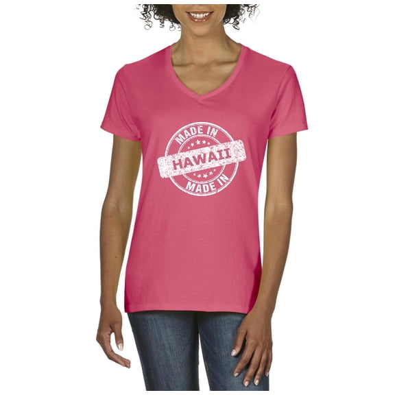 NIB - Women's T-Shirt V-Neck Short Sleeve - Hawaii Made