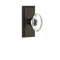 thumbnail image 2 of Grandeur Carpro_Psg_238 Carre Solid Brass Rose Passage Door Knob Set - Nickel, 2 of 6