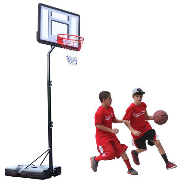 32in Backboard Basketball Stand with Wheels 6.8ft to 8.5ft COLOR TREE Portable Basketball Hoop for Kids and Family Indoor and Outdoor Basketball Goal System Height Adjustable 5ft to 6.8ft 