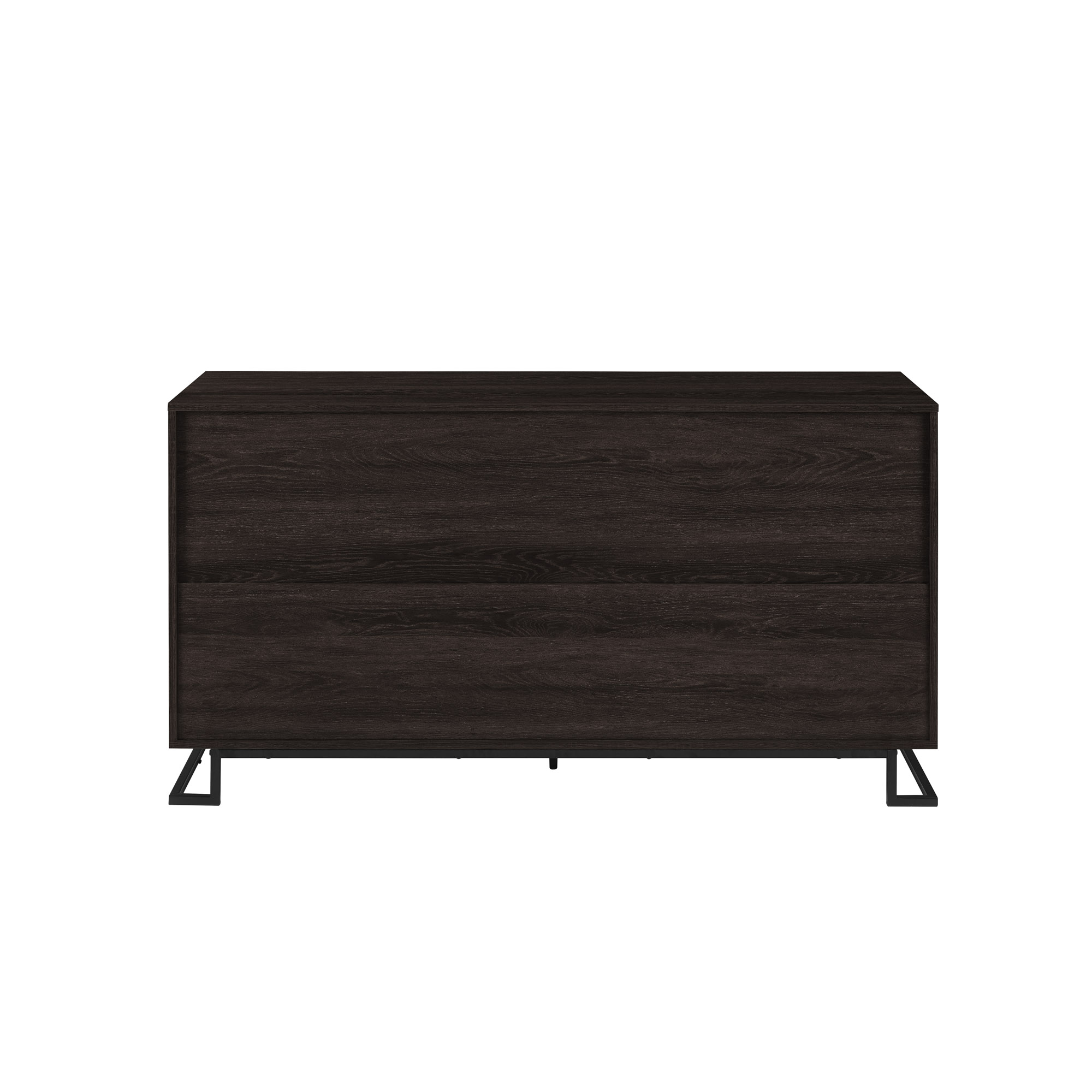 Walker Edison Contemporary Angle-Leg 6-Drawer Dresser, Charcoal