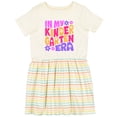 thumbnail image 3 of Inktastic In My Kindergarten Era Girls Toddler Dress, 3 of 5