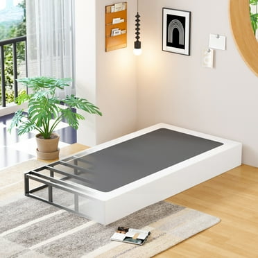 Maenizi 7 inch Twin Box Spring Bed Base, 1500 lbs Heavy Duty Metal Mattress Foundation with Fabric Cover, Easy Assembly