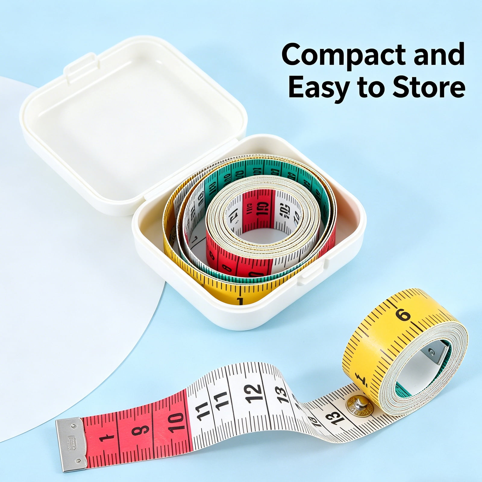 Soft Measuring Tape for Body & Sewing, Dual Scale Tailor Tape Measure,60in/150cm