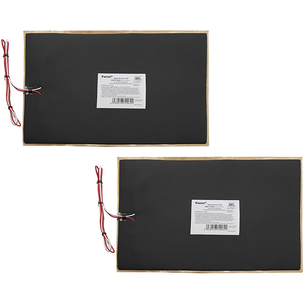 Facon 12" x 18" RV Tank Heater Pad, Up to 50 Gallons Fresh Water/Grey