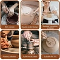 thumbnail image 4 of Clay Tools, 46PCS Pottery Tools Polymer Clay Tools Clay Sculpting Tools with Carrying Case Bag for Stippling Carving Molding Shaping Clay Crafts Birthday Gift for Trimming Beginners Hobbyists Artists, 4 of 8
