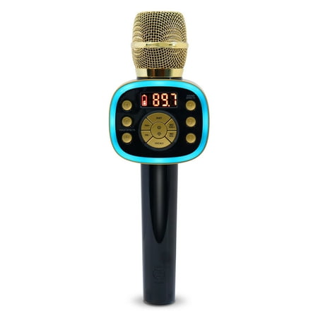 Singing Machine - Carpool Karaoke The Mic 2.0 Karaoke System - Gold