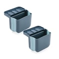 thumbnail image 1 of Oleegame 2PC Spoon And Lid Rest Sink Double Suction Cup Retractable Dry And Wet Separation Residue Filter Rack Blue, 1 of 2
