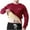 Wine, variant on Hanes Men's Full Sherpa Lined Crewneck Sweatshirts Premium Heavy-Weight Fleece Pullover Thick Thermal Cotton Sweat-Shirts-Navy L
