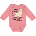 thumbnail image 3 of Inktastic Mimi's You Say Alpaca My Bags Boys or Girls Long Sleeve Baby Bodysuit, 3 of 5