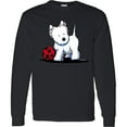 thumbnail image 3 of Inktastic Westie with Ball Long Sleeve T-Shirt, 3 of 5
