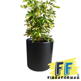 thumbnail image 3 of Maceta de Fibra de Vidrio FibraFormas Cilindro 50cm Chocolate, 3 of 5
