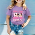 thumbnail image 2 of TZEWGL T-Shirts pour Enfants Manches Courtes Imprimés Graphiques Col Rond Vêtements pour Filles Garçons Taille 10-11T, 2 of 4