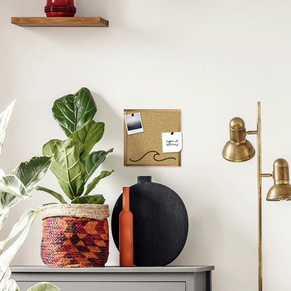 RoomMates Modern Black Wave Cork Wall Art