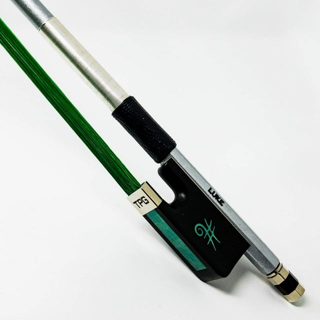 The Piano Guys Carbon Fiber Viola Bow | Full Size 4/4 Bows With Inlaid Ebony Frog & Premium Horse Hair (TPG Sharp Bow, Luke)