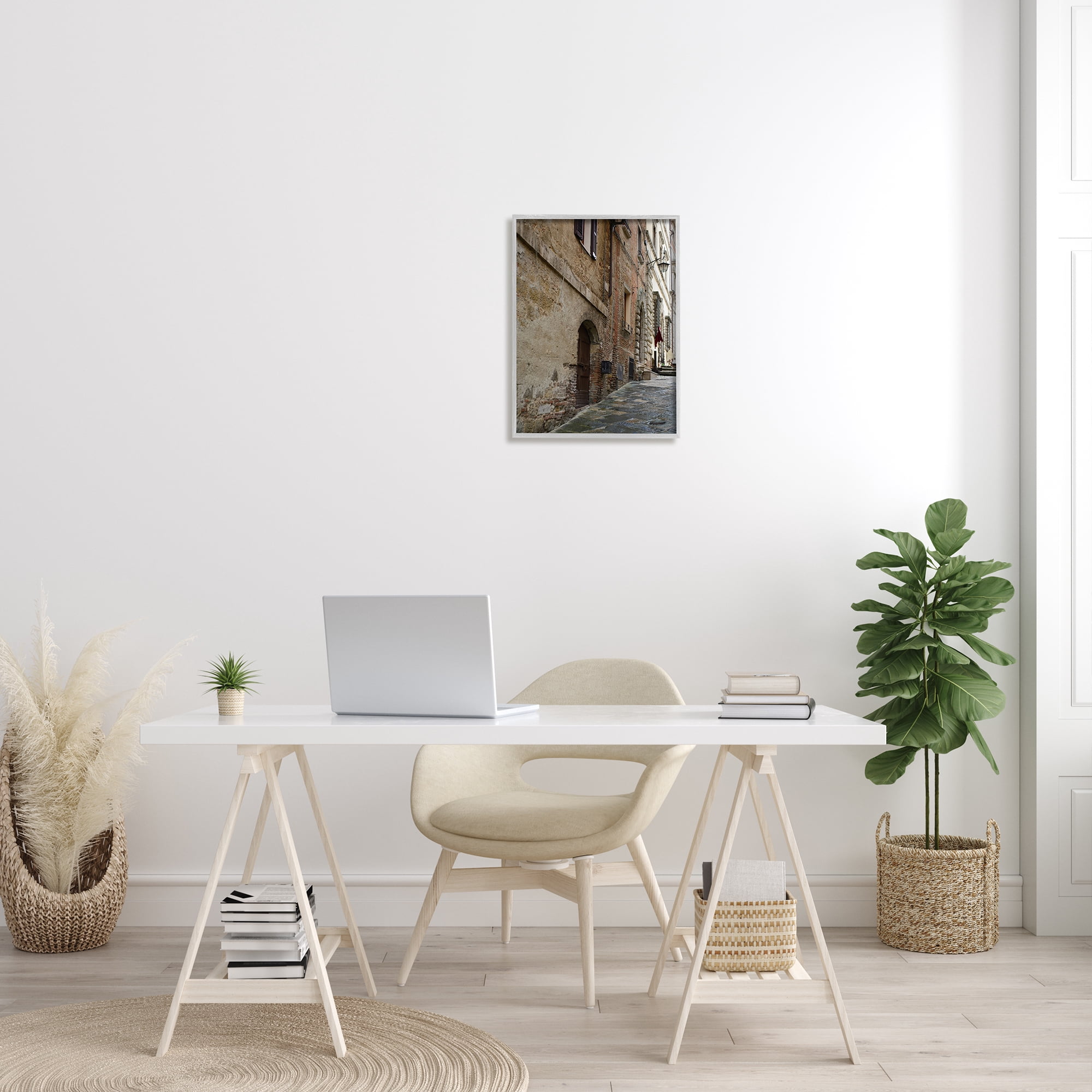 Stupell Industries Historical Architecture Alleyway Brick Building Exterior Street Photography, 16 x 20, Design by Nancy Crowell