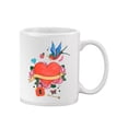 thumbnail image 2 of Cool Tattoo Style Heart Design Mug  -Image by Shutterstock,, 2 of 4