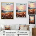 thumbnail image 4 of Designart "Meadow peaceful Morning painting" Floral Canvas Art Print, 4 of 5