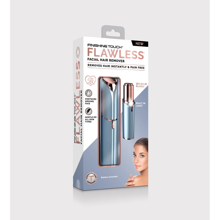 FT Flawless Facial Hair Remover, 18K Rose Gold Plated, Parisian