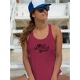 thumbnail image 2 of Best Mom Ever Bold  Racerback Tank Women -Image by Shutterstock, Female XX-Large, 2 of 4
