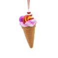 thumbnail image 4 of Adorno navideño colgante de cono de helado, accesorio fotográfico coleccionable, manualidades, decoración de postres. Púrpura, 4 of 9