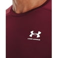 thumbnail image 4 of Under Armour Mens HeatGear Compression Short-Sleeve T-Shirt Cardinal 625/White XX-Large, 4 of 6