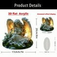 thumbnail image 2 of Elegant Angel Desktop Ornament Decoration Ideal for Home Display Featuring Acrylic Craftsmanship, 2 of 5