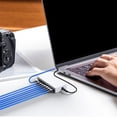 thumbnail image 3 of 8 Port Networking Switcher 1000Mbps RJ45 Adapter Internet Splitter Ethernet Intelligent Switcher for Router, 3 of 9