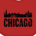 thumbnail image 4 of Inktastic Chicago Skyline Grunge Boys or Girls Baby Bib, 4 of 4