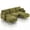 Green, variant on Ktaxon U-Shaped Sofa with 2 Removable Ottomans, Flannel Deep Seat Couch for 3, Convertible Sleeper, Green